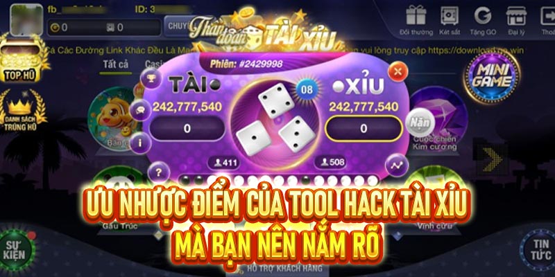 Tool Hack Tài Xỉu
